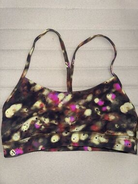 Lululemon Women's Flow Y Sports Bra - Multicolor Print